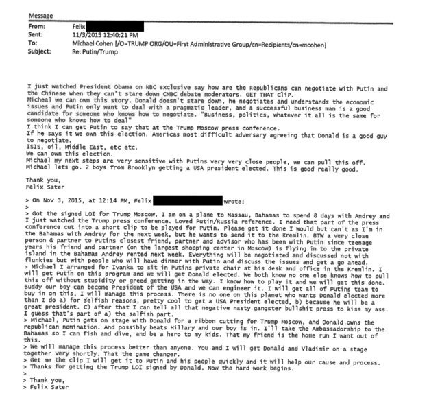 20190106 Sater email on Trump Moscow